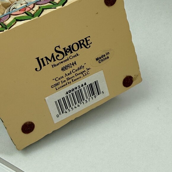 Jim Shore Easter Bunny Figurine 2007 " Cute and Cuddly" 5.25" Heartwood Creek - Picture 6 of 6